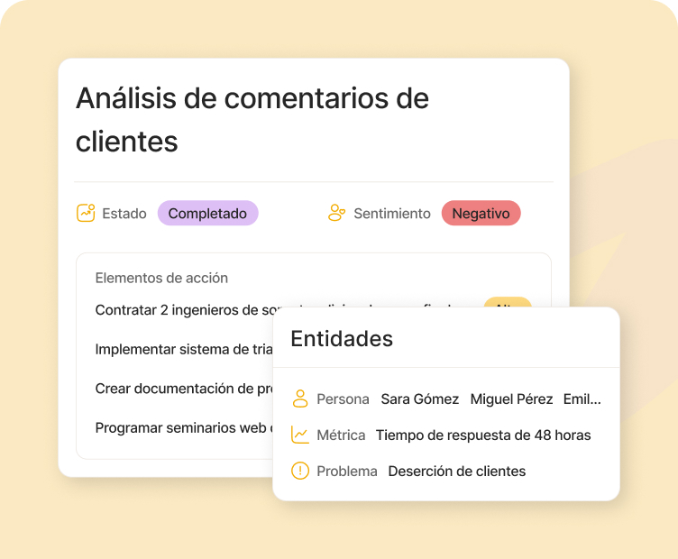 Atención al cliente y soporte