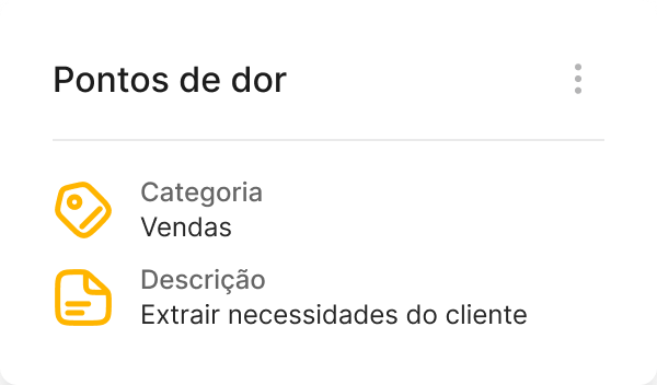 Alertas acionáveis